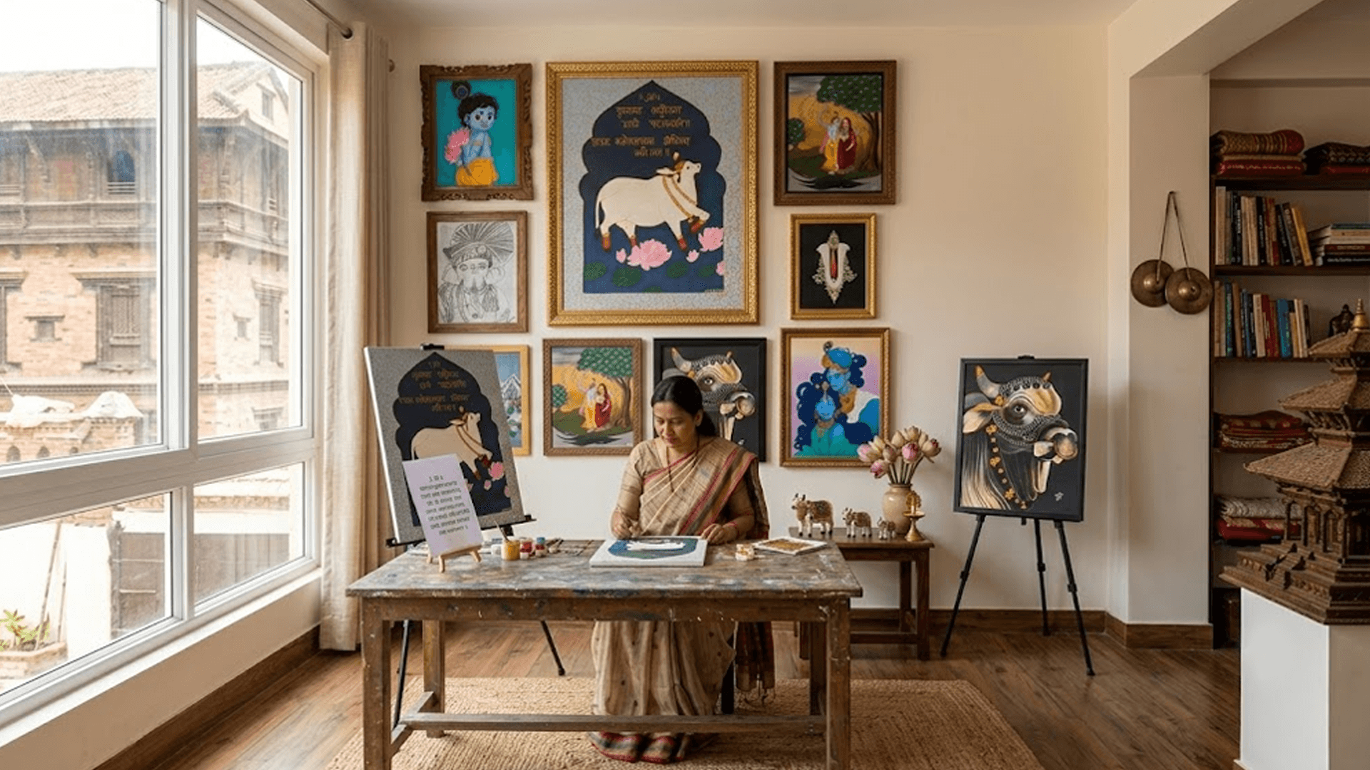Exploring Traditional Indian Fine Art: Miniature, Pichwai, and Sacred Motifs